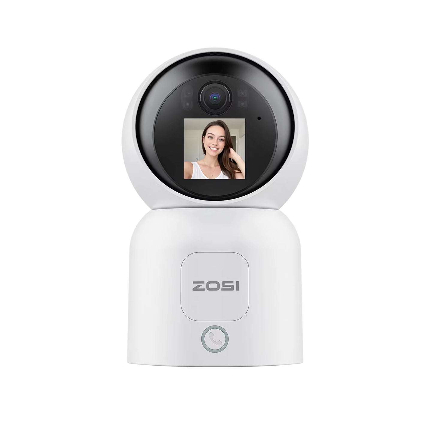 360° Smart Home Security Camera PTZ Auto Tracking Baby Monitor AI Panoramic HD Night Vision Indoor Wifi Surveillance Camera