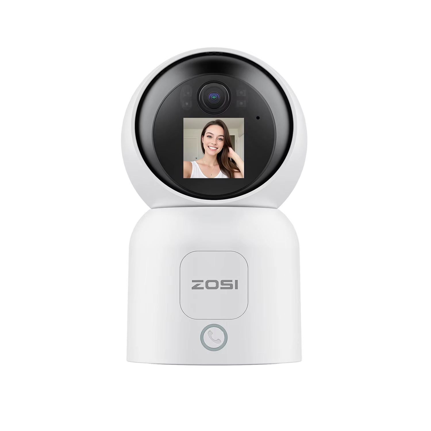 360° Smart Home Security Camera PTZ Auto Tracking Baby Monitor AI Panoramic HD Night Vision Indoor Wifi Surveillance Camera