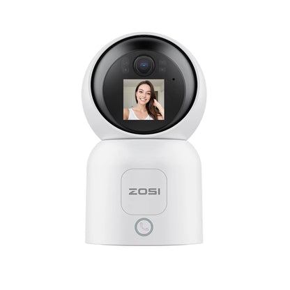 360° Smart Home Security Camera PTZ Auto Tracking Baby Monitor AI Panoramic HD Night Vision Indoor Wifi Surveillance Camera