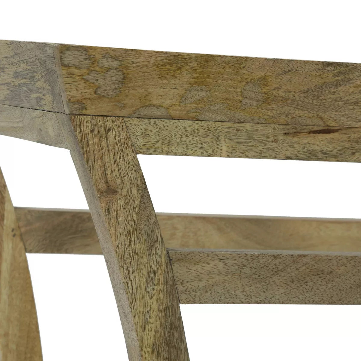Meagher Rustic Handcrafted Mango Wood Console Table Natural 
