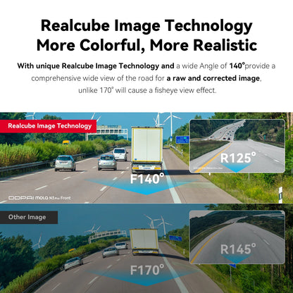 Mola N3 Pro Dash Camera Driving Vehicle Cam Wifi Smart Connect Car Recorder 2.5K Car DVR Dash Camera