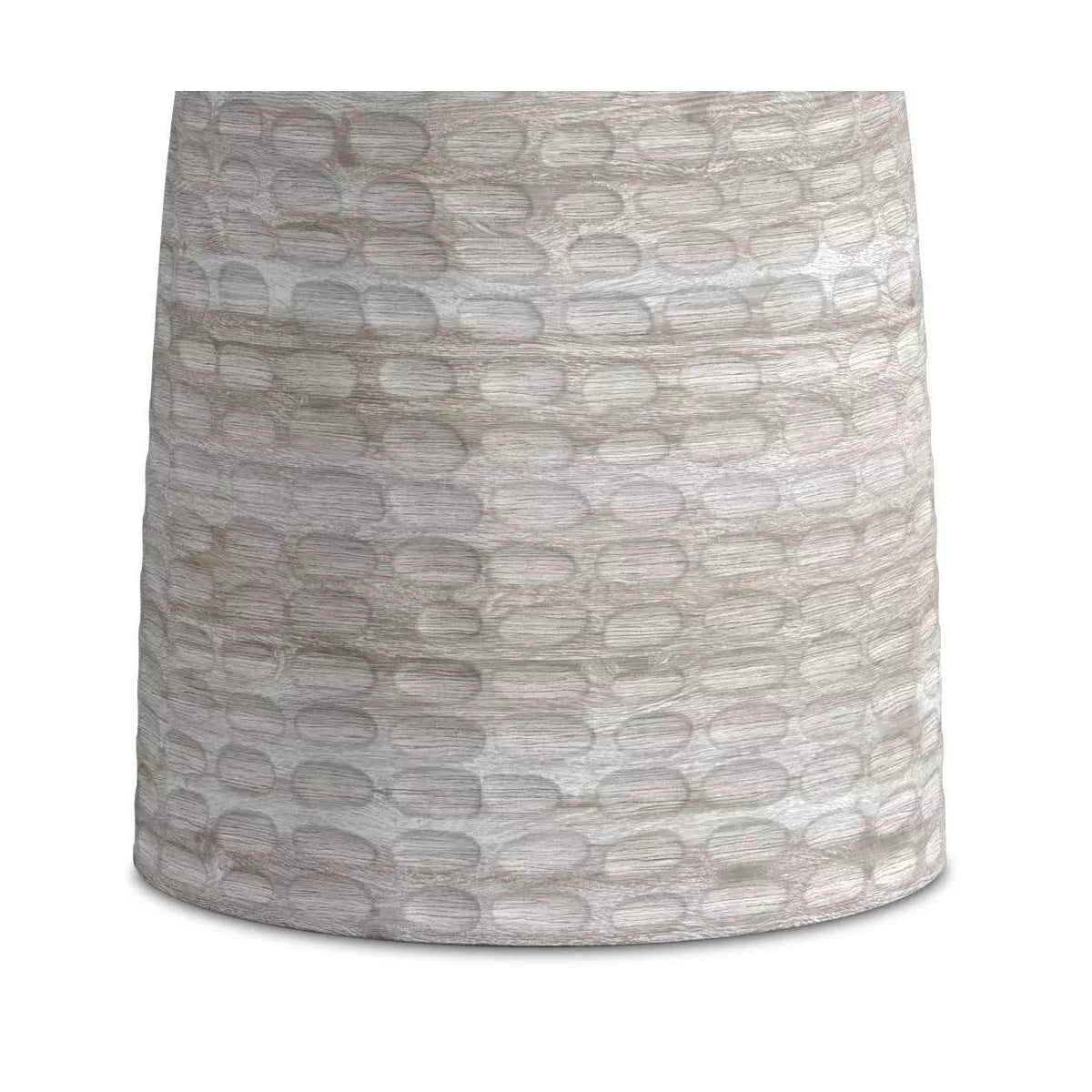 Willis Wooden Accent Table White Wash - round Mango Wood, Scratch-Resistant, 17.7" Height