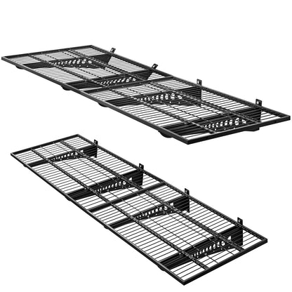 "2"X3' Garage Wall Shelves Black