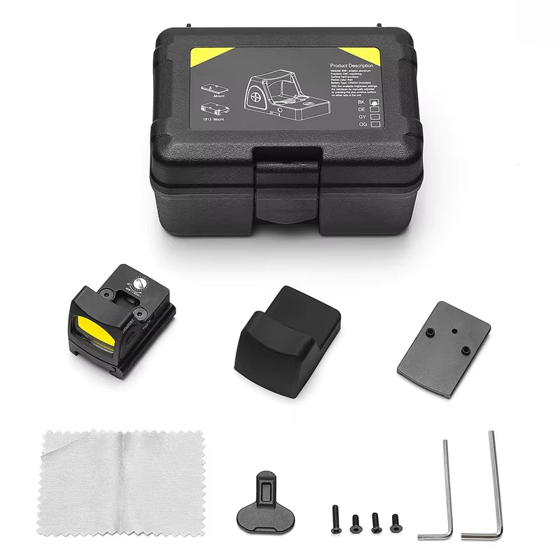 Mini Red Dot Sight - 3 MOA Tactical Reflex Scope with 20mm Mount