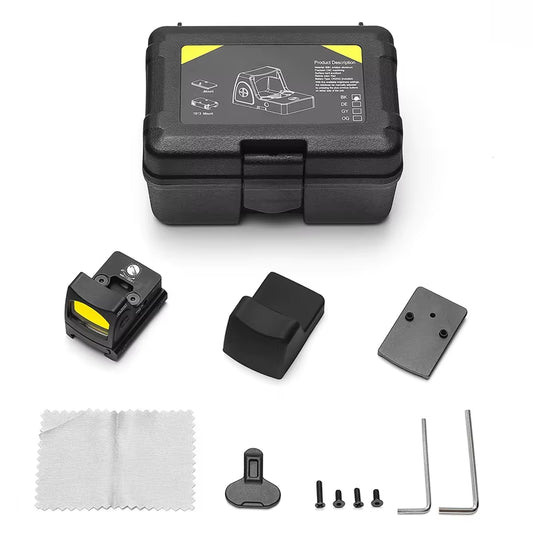 Mini Red Dot Sight - 3 MOA Tactical Reflex Scope with 20mm Mount
