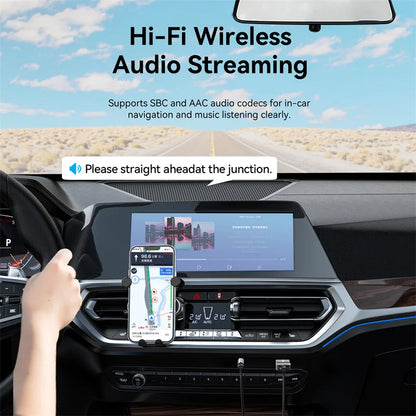 Bluetooth 5.4 Aux Adapter Wireless Car Bluetooth Receiver USB to 3.5Mm Jack Audio Music Mic Handsfree for Car Speaker
