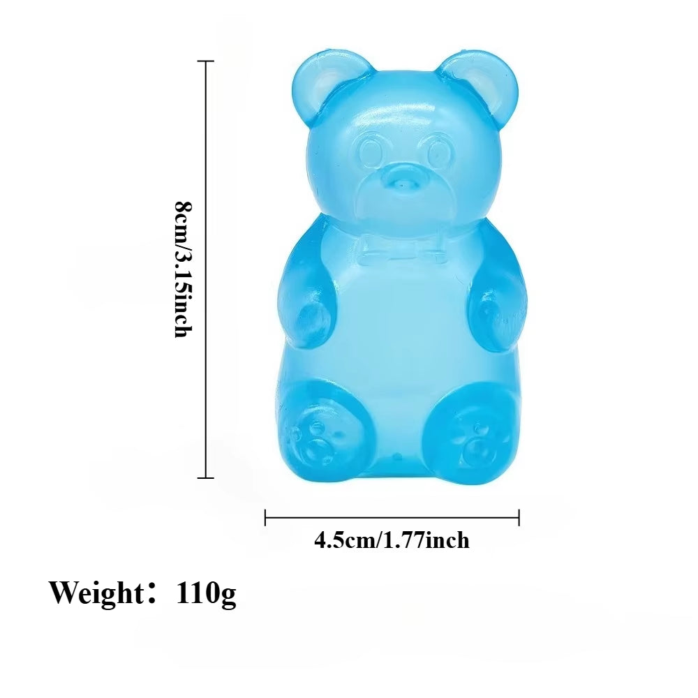 Mini Bear Maltose Squishy - Soft Slow-Rebound Stress Relief Ball, Sensory Fidget Toy for Anxiety and ADHD, Ideal Gift for All Ages