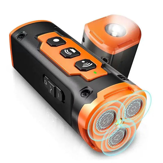 2023 Ultrasonic Dog Repeller and Training Device - Rechargeable Anti-Bark Deterrent with LED Flashlight