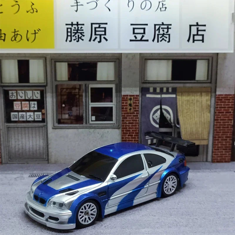 2.4G Remote Control 1/43 Scale High-Speed 4WD Drift Car Model