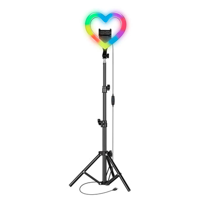 Supersonic PRO Live Stream 10” Heart Ring Light with RGB (SC-2330RGB)