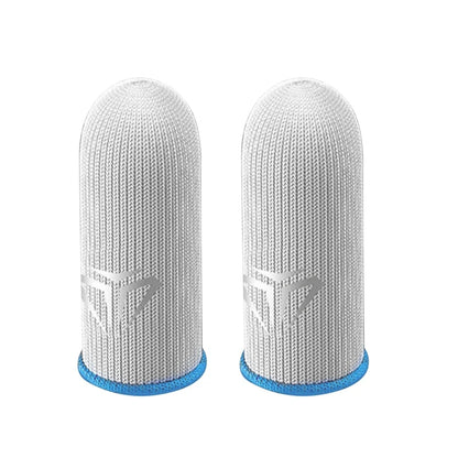 2 Pcs Mobile Game Fingertip Gloves Sweatproof Anti-Slip Touch Screen Finger Sleeve Breathable Gaming Fingertip Cover for Gamer