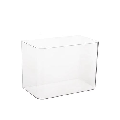 PET+ABS Fish Tank New Transparent with Lid Aquarium Drop Resistant Hydroponic Tank Turtle Tank Home