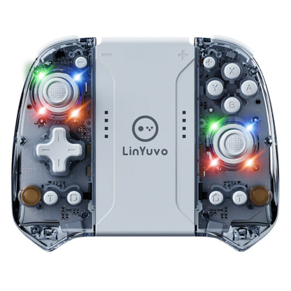 Linyuvo Wireless Gamepad KS58 for Switch&Oled with Turbo/Vibration/6-Axis Gyro/Wake-Up Function/ Rocker,Long Life Gamepad