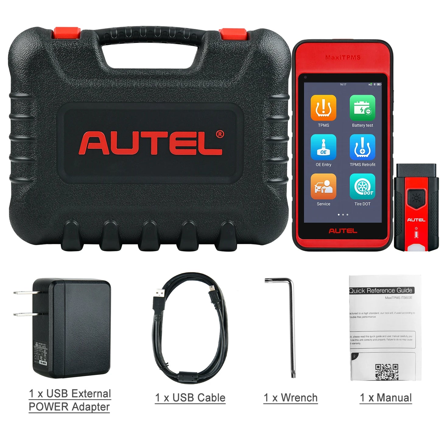 Autel Maxitpms ITS600E Diagnostic Scanner TPMS Relearn & Scan Tool Upgraded of TS508 Oil Reset/Bms/Sas/Epb Work with TBE200E