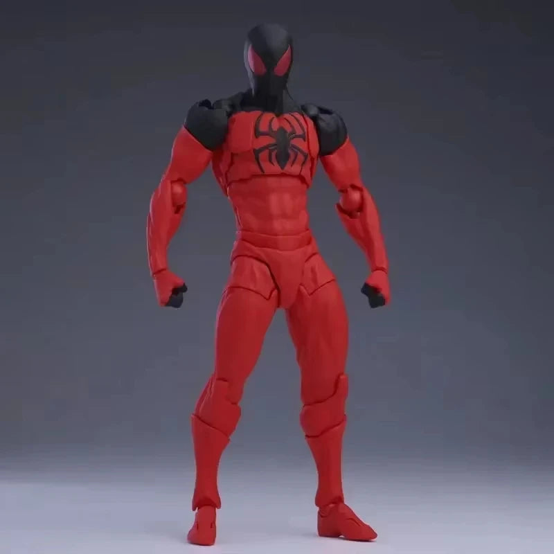 Spider-Man Symbiote Black Suit Action Figure - Scarlet Spider - Collectible Toy for Fans