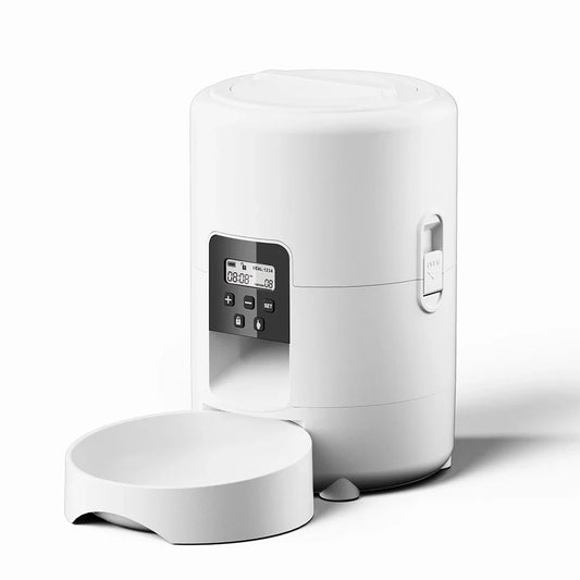 Revolutionize Mealtime with the Petavista Smart Automatic Cat Feeder - Remote Control for Convenient Kibble Dispensing!