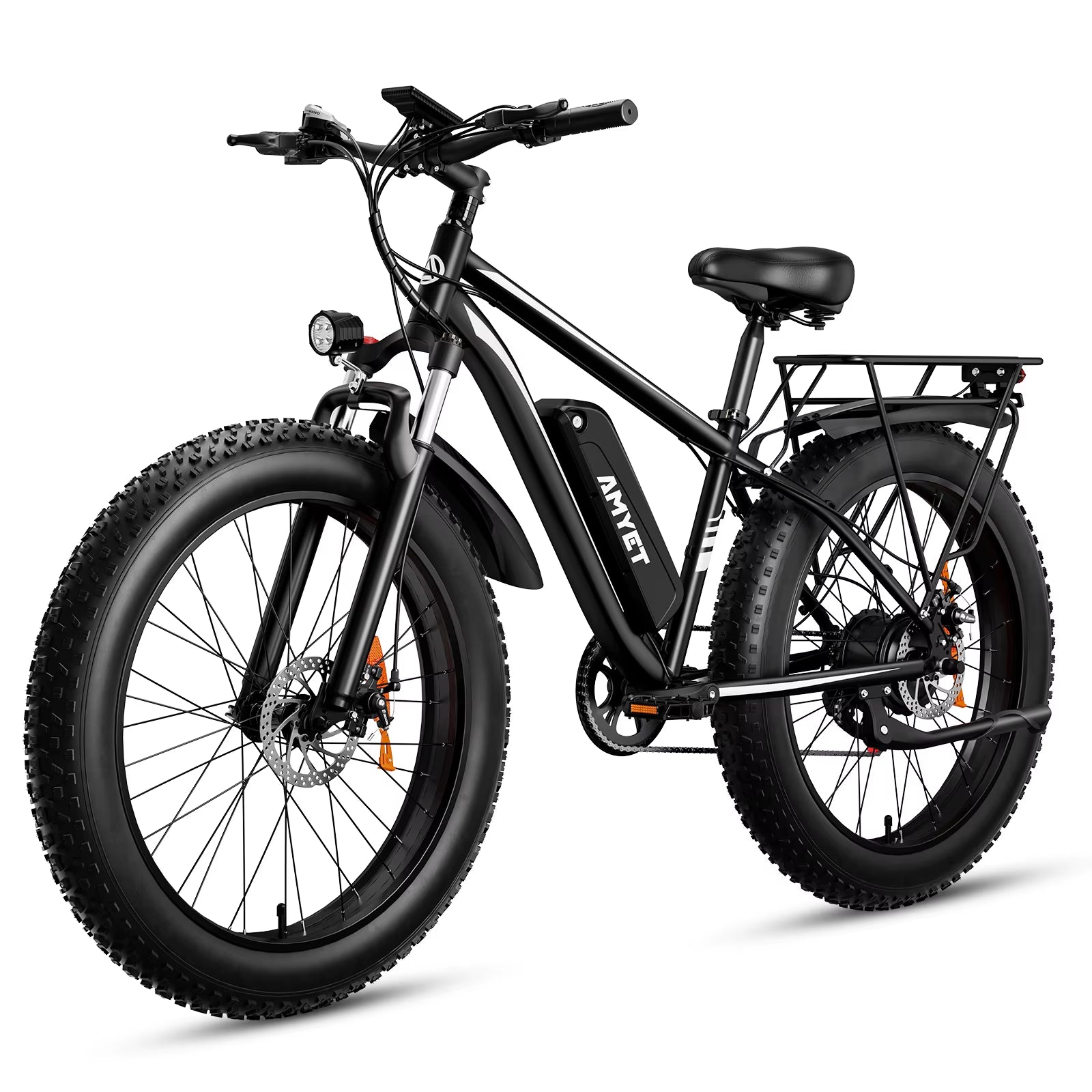Electric Bike EB26 Adults Electric Bicycle Peak 1500W 48V 15AH E Bike 26" Fat Tire Mountain Bike 31Mph Electric Dirt Bike
