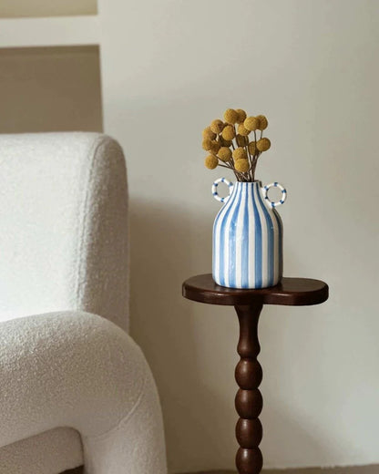 Hand-Painted Whimsical Quirky Cute Dual-Handle Vases