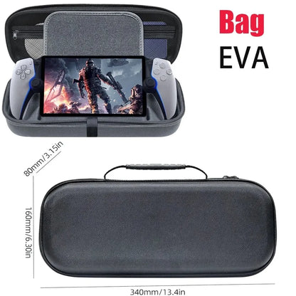 Carrying Case for PS5 Portal Case EVA Hard Carrying Case Storage Bag Anti-Scratch Travel Carry Handbag for Playstation 5 Portal