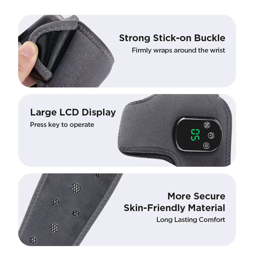 Electric Foot Heat Massager Hot Compresses Vibration Massager Breathable Material Foot and Ankle Joint Hot Compress Protection