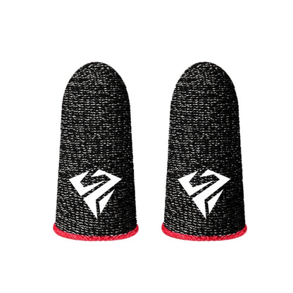 2 Pcs Mobile Game Fingertip Gloves Sweatproof Anti-Slip Touch Screen Finger Sleeve Breathable Gaming Fingertip Cover for Gamer