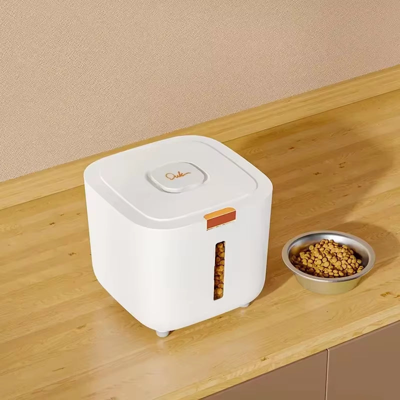 Pet Food Storage Barrel Large Storage Barrel Food Sealed Moisture-Proof Cat Food Barrel Storage Cat Food Dog Food Barrel Pet Foo