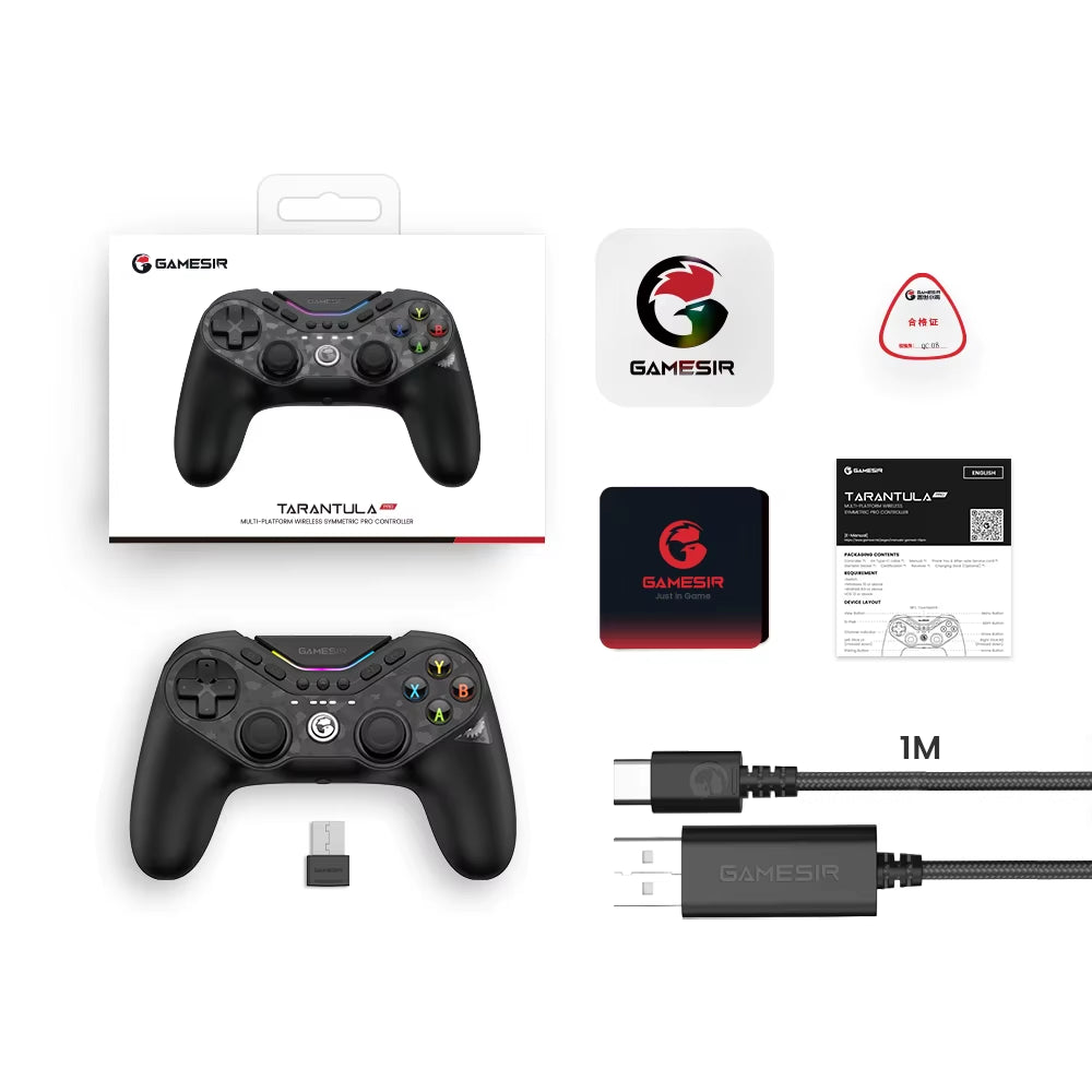 Gamesir Tarantula Pro Switch 2 Controller Wireless Gamepad with 9 Mappable Buttons 6-Axis Gyroscope Hall Effect Triggers and NFC