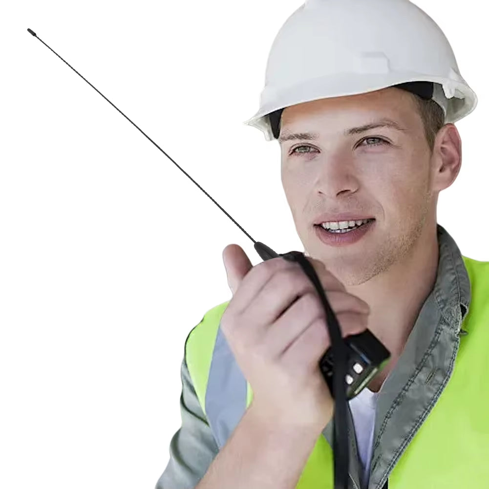 RH771S 144/430Mhz Dual Band VHF UHF Titanium Alloy Whip Portable Walkie Talkies Antenna for Baofeng Kenwood Ham Two Way Radio