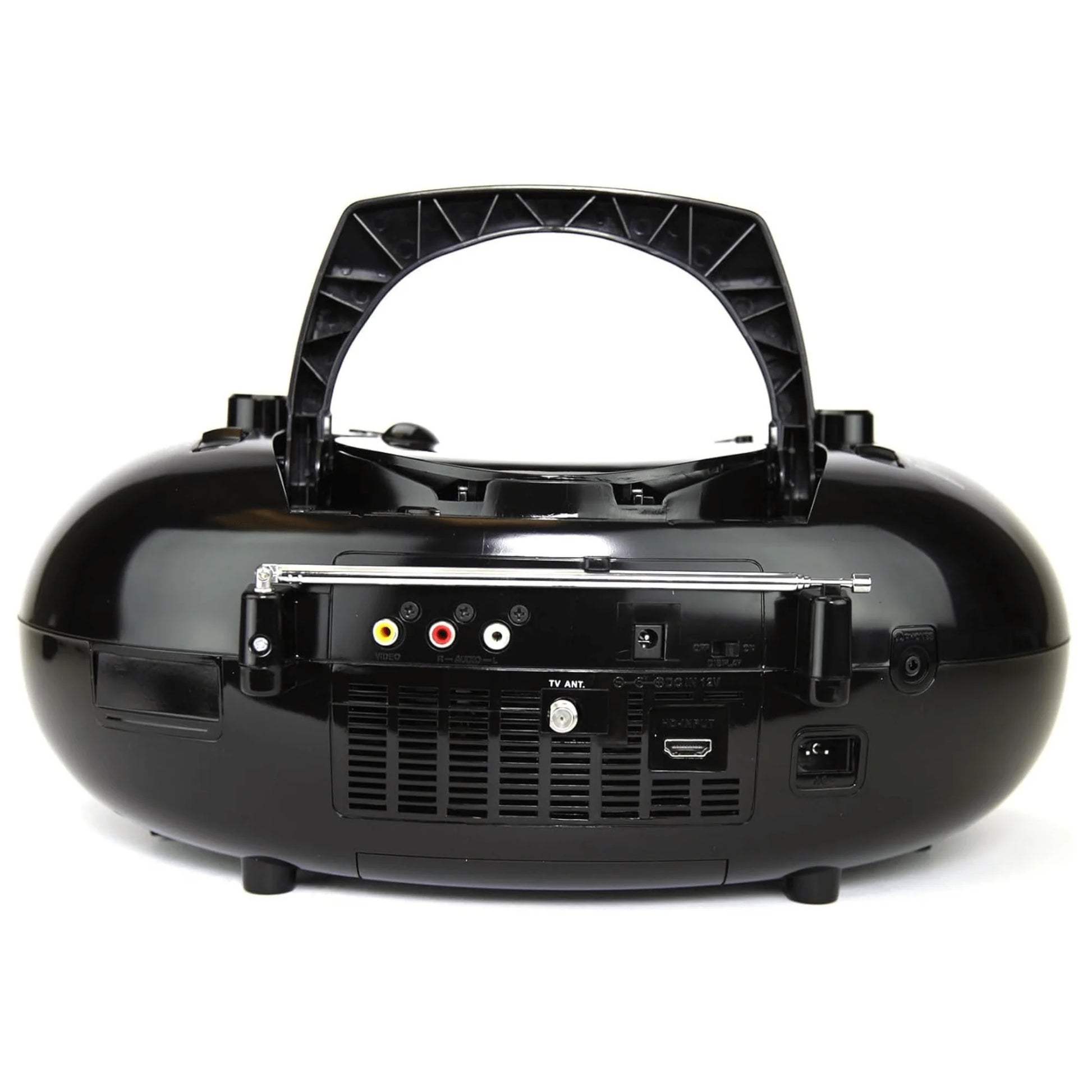 Emerson 7" Bluetooth DVD Boombox W AMFM Radio, Stereo Speakers & Multi-Media
