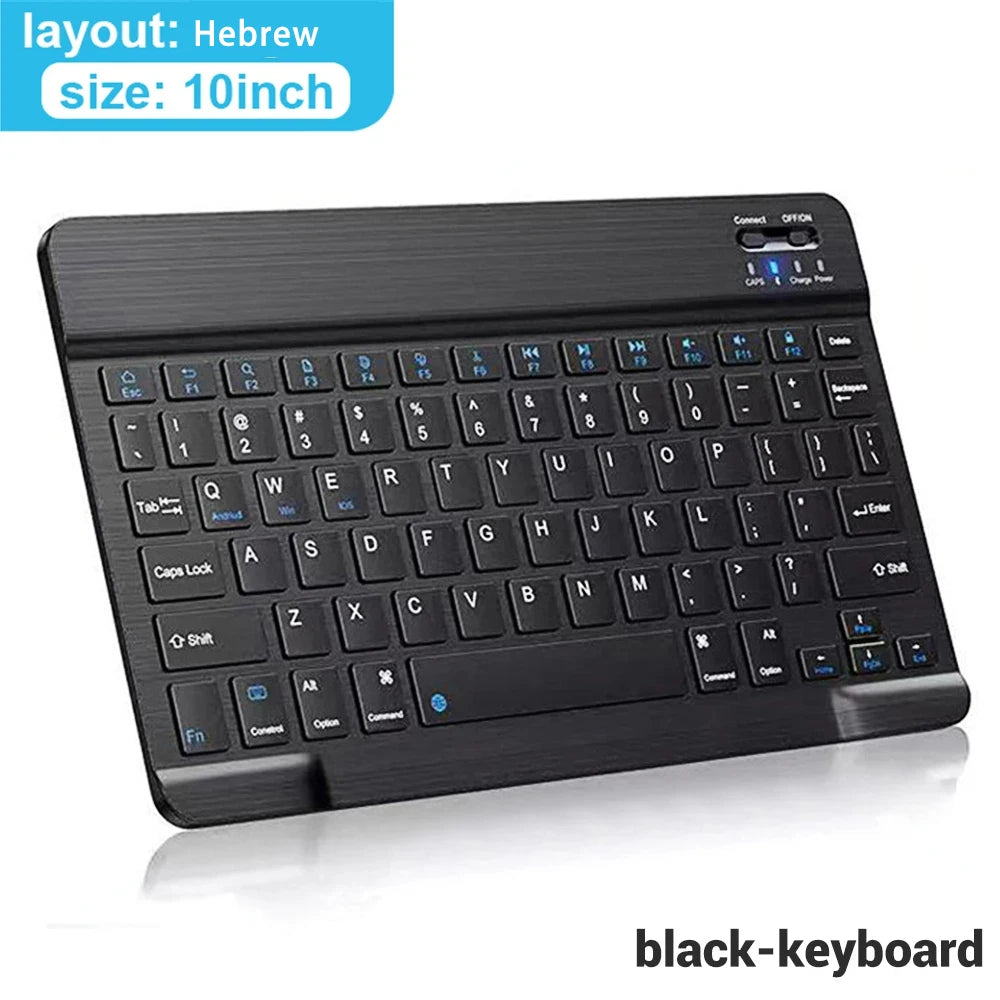 Wireless Bluetooth Keyboard and Mouse for iOS, Android, and Windows Tablets - Compatible with iPad Air, Mini, Pro 