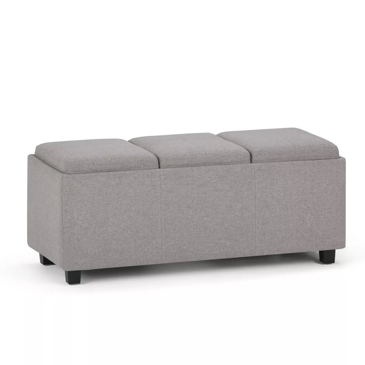 Franklin Storage Ottoman and Benches - Red