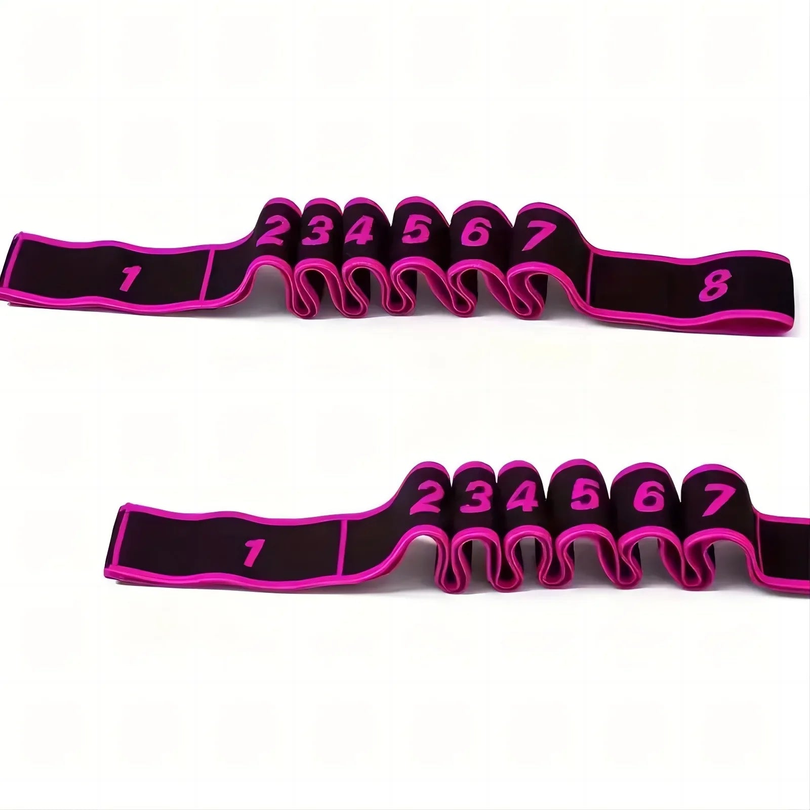 1Pc Stretching Strap with Loops - Non Elastic Stretch Band for Physical Therapy, Yoga Strap for Stretching Equipment, Stretch Bands for Exercise and Flexibility - Fascia, Hamstring & Leg Stretcher Belt