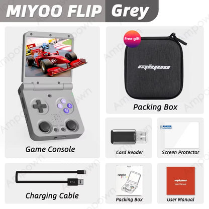 Flip V2 Handheld Game Players 3.5''IPS Screen Linux System Onion OS Video Game Consoles Free Storage Bag Gamer Gift Gaming