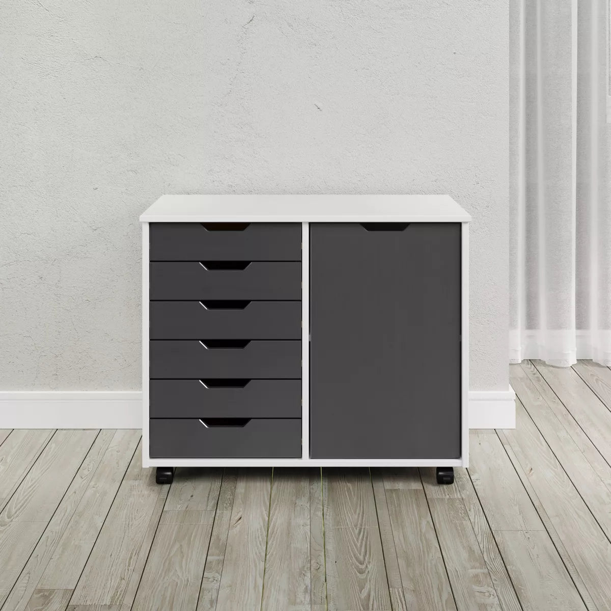 6 Door Drawer Roll Cart