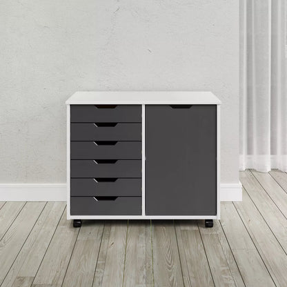 6 Door Drawer Roll Cart