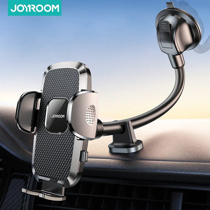 Dashboard Phone Holder for Car【360° Widest View】9In Flexible Long Arm, Universal Handsfree Auto Windshield Air Vent Phone Mount