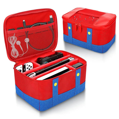 Large Carrying Protective Case for Nintendo Switch OLED Console Pro Controller Travel Storage Bag Case for Switch Accessories