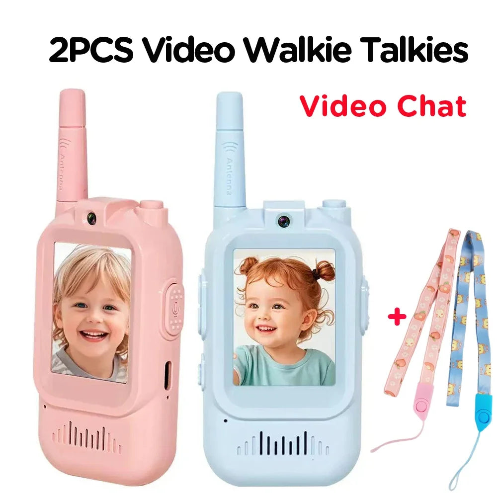 Rechargeable Long Range Walkie Talkies for Kids - 2 Pack, Ideal for Indoor and Outdoor Activities, Perfect Gift for Boys and Girls