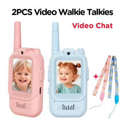 Rechargeable Long Range Walkie Talkies for Kids - 2 Pack, Ideal for Indoor and Outdoor Activities, Perfect Gift for Boys and Girls