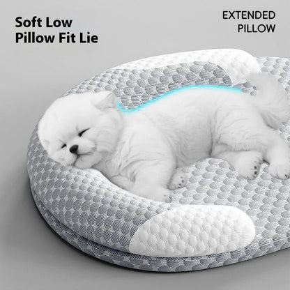 Premium Cooling Pet Mat for Dogs and Cats - Removable and Washable Ice Silk Bed for Ultimate Comfort