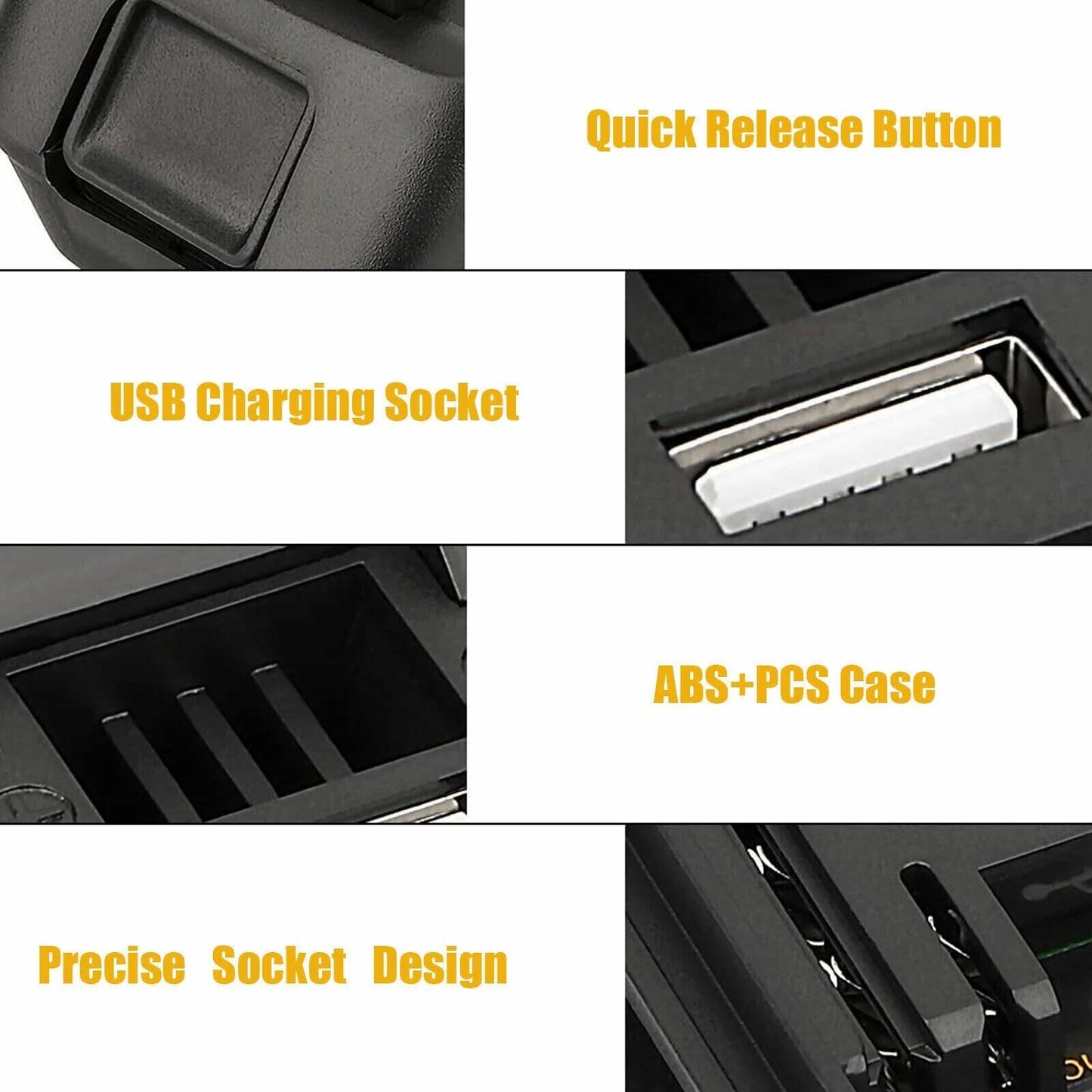 USB Battery Adapter Converter for 20V DEWALT Milwaukee M18 Convert to Makita 18V