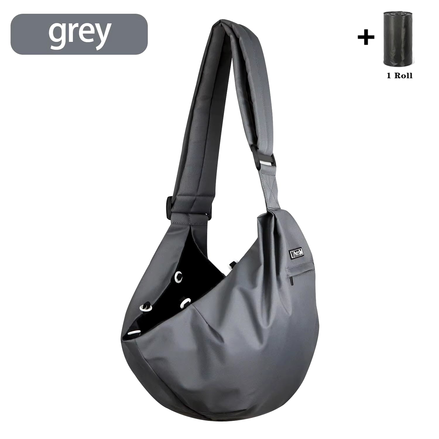Stylish Pet Sling Carrier Bag for Small Dogs and Cats - Portable Nylon Shoulder Messenger for Outdoor Adventures