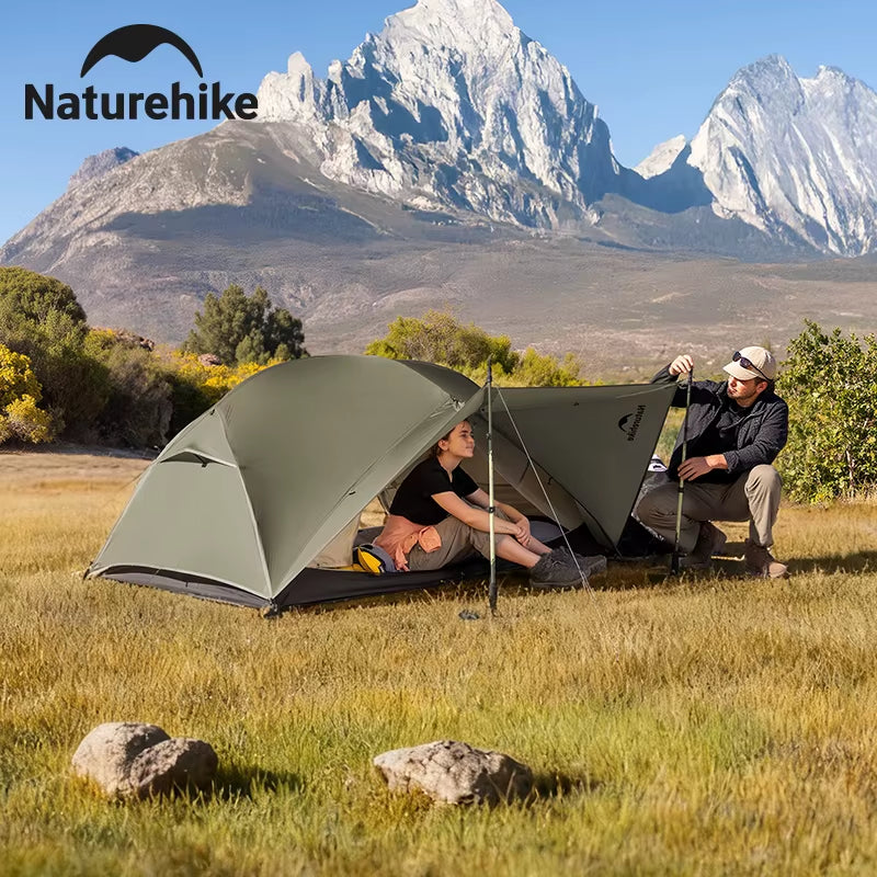 Naturehike Mongar PRO Ultralight Waterproof Tent for 1-3 Persons - 20D Nylon Camping and Backpacking Solution