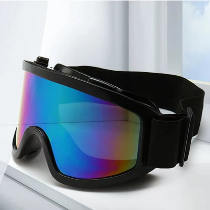 Protective Motorcycle Helmet Goggles for Outdoor Sports - Windproof and Dustproof Eye Protection for Skiing, Snowboarding, Motocross, and Riot Control