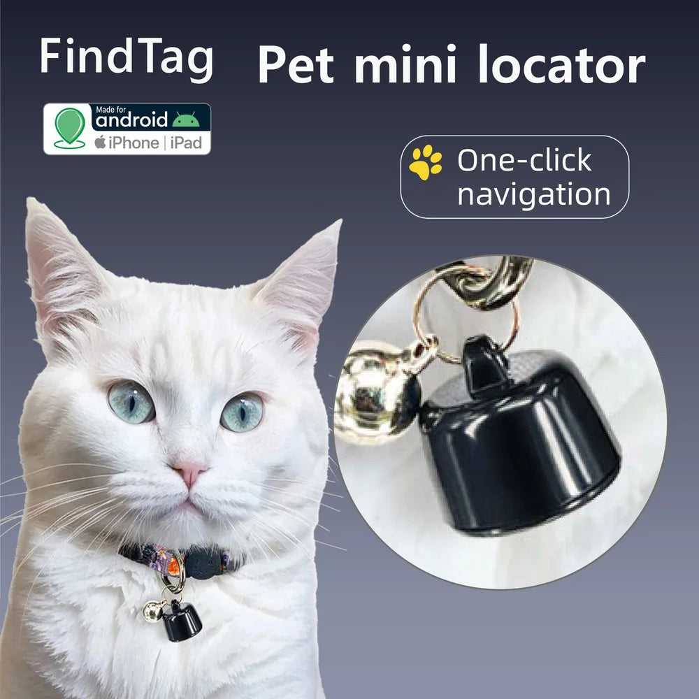 Mini Pets Global Locator Compatible with Android ISO System for Birds and Dogs and Cats View 3 Days of Movement GPS Tracker