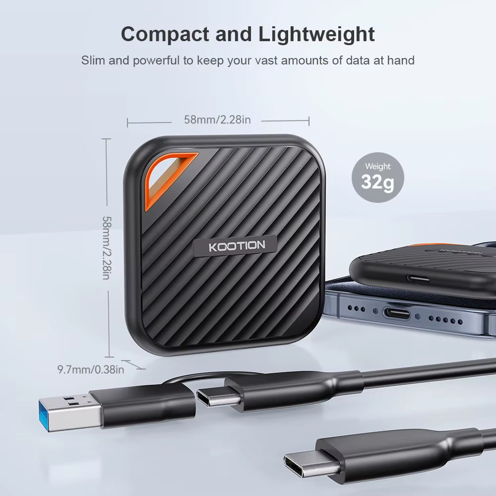 X6Max Portable External SSD 2TB 1TB 512GB Hard Drive HD Externo USB 3.2 GEN 2SSD Mini PSSD for Laptops Desktop Phone