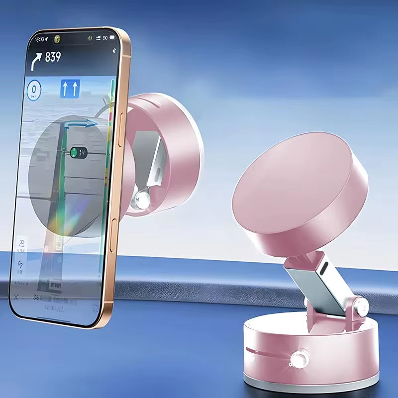 Car Magnetic Phone Holder Adjustable Rotating Suction Hands-Free Cell Phone Mount for Desktop Stand Accessory Durable Car Part