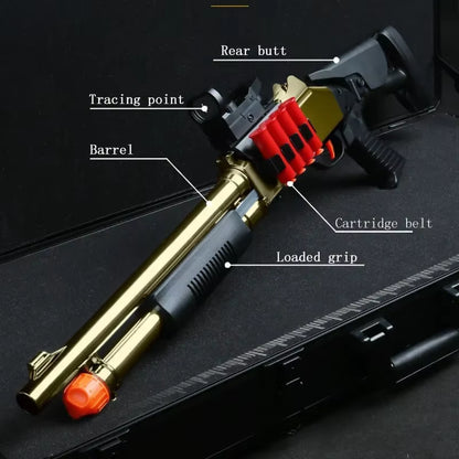 Soft Bullet Toy Gun Shotgun with Shell Ejection Function and Long Range Shooting Distance