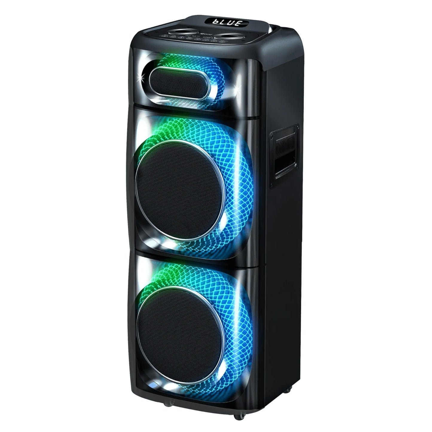 IQ Sound Torusflex 2X10-Inch Portable Bluetooth DJ Speaker