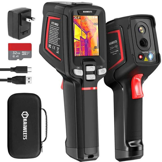Thermal Imaging Camera 256X192 Resolution IP68 Waterproof 4 Image Modes 6 Color Palettes 16 Hour Battery 32G Memory